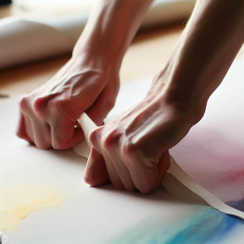 How To Stretch Watercolor Paper Prominent PAINTING