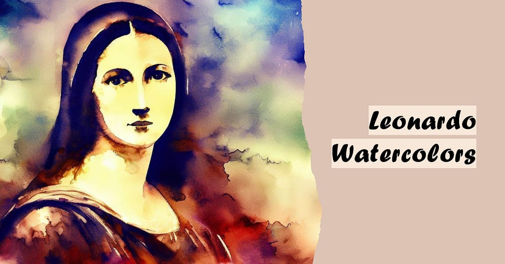 Leonardo da Vinci's Watercolors - Mona Lisa in watercolors?