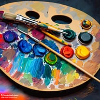 Basics of painting - the palette