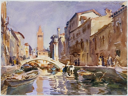 The Secret to John Singer Sargent's Watercolor Technique - Venice