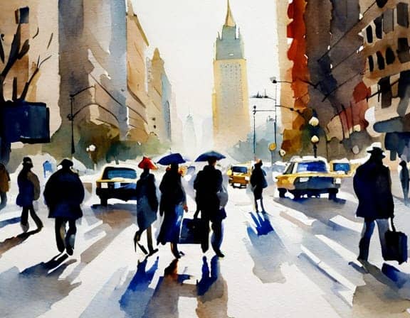 Contemporary Masters of Watercolor Painting in style of Thomas Schaller