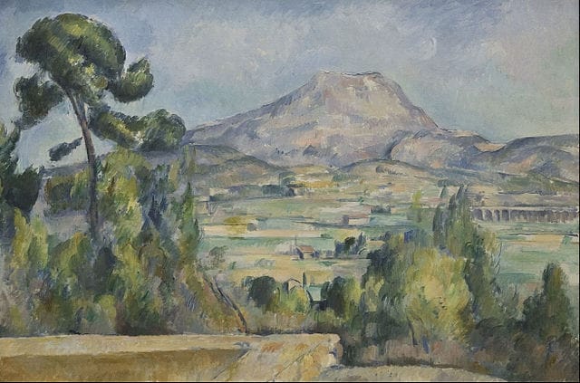 Paul Cézanne Watercolors - Mont Sainte-Victoire