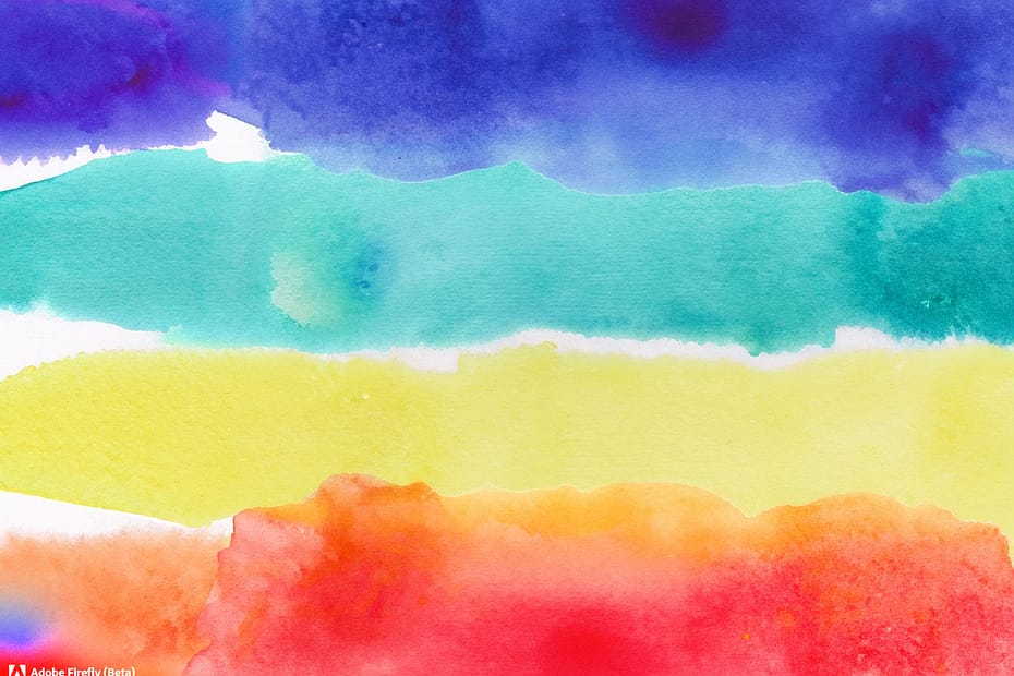 Firefly show watercolor gradient for 2 colours 58831
